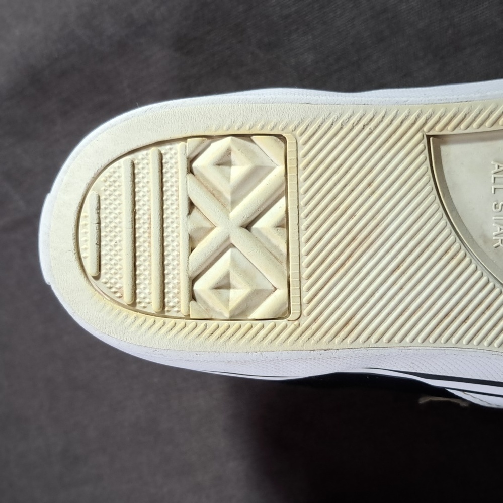 Converse Black and White High-Top Sneakers - Picture 8 of 16